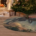 thumbnail image 5 of KLL 30" Christmas Tree Skirt Jungle Dinosaur Xmas Tree Skirts Mat for New Year Xmas Holiday Party Indoor Outdoor Home Decoration, 5 of 5