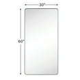 thumbnail image 7 of TEHOME Kengston Comtemporary Black Metal Framed Rectangle Bathroom Vanity Mirror 30x60'', 7 of 7