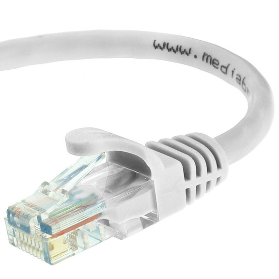 Mediabridge Ethernet Cable (100 Feet) - Supports Cat6 / Cat5e / Cat5 Standards, 550MHz, 10Gbps - RJ45 Computer Networking Cord (Part# 31-299-100B )