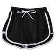 thumbnail image 6 of Arlun Womens High Waist Workout Shorts for with Pockets Side Split Hem Athletic Running Yoga Shorts Comfortable Stretchy Breathable Casual Wear Black L, 6 of 6