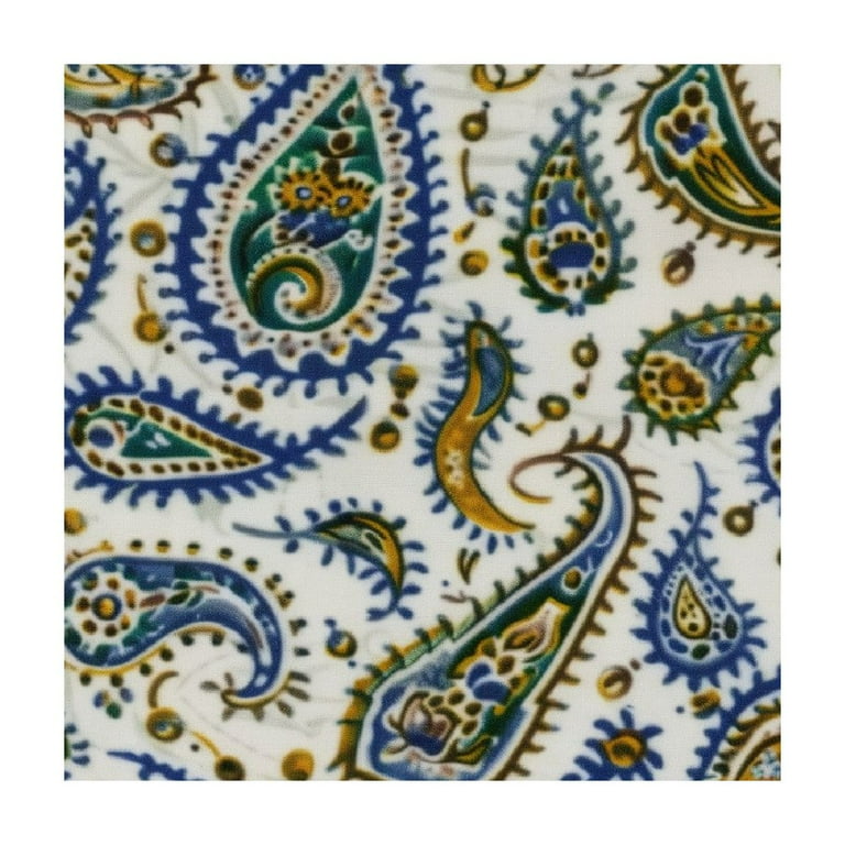 Handmade Kalamkari Block Print Tablecloth 60x90 - Cotton, Mandala Floral Design, Machine Washable 3 thumbnail image
