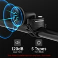thumbnail image 4 of BENGGUO Bike Horn Waterproof Rechargeable Electric Bell 120db High Decibel for Safety Riding, 4 of 7