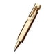 thumbnail image 1 of Bolígrafo De Bolsillo Compacto De Latón Que Viaja Suave Para Escribir Bolígrafo De Tinta Negra Retráctil Dorado, 1 of 9