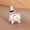 White, variant on 925 Sterling Silver Lovely Fat Cat Charm Pendant A5271-White