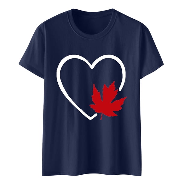 Camisas de Manga Corta para las Mujeres Impresión de Manga Corta Cuello Redondo, Camisa Casual de Poliéster para las Mujeres, Lavado de Manos