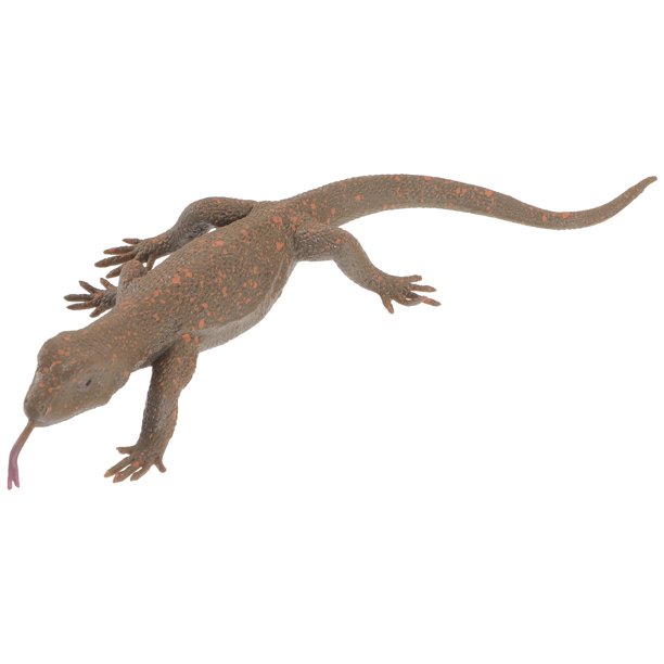 Modelo de lagarto falso, mini modelo de lagarto simulado, modelo animal de plástico, modelo de forma animal de simulación