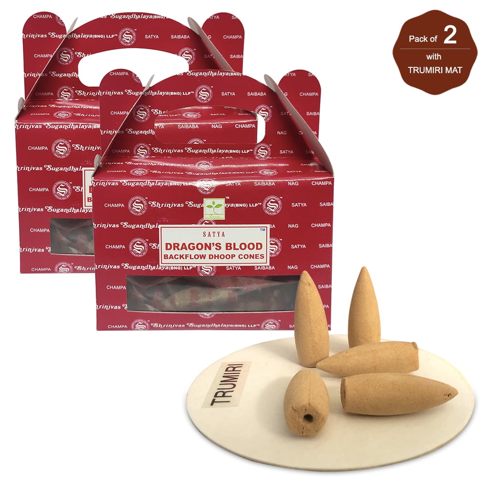 Trumiri Mat Bundle With Satya Dragon S Blood Scented Backflow Incense Cones Pack Of 2 Approx 48 Cones Walmart Com Walmart Com Trumiri Mat Bundle With Satya Dragon S Blood Scented Backflow Incense Cones Pack Of 2 Approx 48 Cones Walmart Com Walmart Com