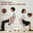 thumbnail image 4 of HOMCOM Office Chair, Swivel Desk Chair with Adjustable Height, Backrest, 4 of 10