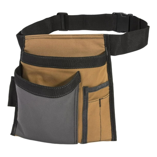 Bolsa de herramientas para cintura, bolsa de jardinería multiusos, de herramientas para cinturón, organizador ligero con múltiples compartimentos y