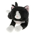 thumbnail image 4 of Gato de peluche, juguete de peluche de dibujos animados, lindo, coleccionable, cómodo, decorativo para coche. Negro, 4 of 9