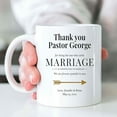 thumbnail image 5 of Humorous Gift Idea Personalized Wedding Officiant, Custom Wedding Officiant, Thank You Wedding Officiant From Bride and Groom, Wedding Souvenir 11 Oz White Ceramic Coffee Mug 282998, 5 of 7