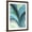 Brown Frame, variant on Art.com Big Blue Leaf I Art Print by Jodi Fuchs, Brown Frame Wall Art, 17" x 21"