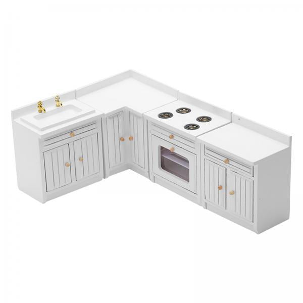 2x1 / 12 Casa de Modelo de Simulación de de Cocina Moderno en Miniatura Sunnimix Miniaturas de la casa de muñecas