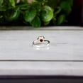 thumbnail image 5 of Heart Ring, Garnet Ring, January Birthstone, 925 Sterling Silver, Dainty Red Stone, Elegant Gift , Anniversary Gift, Red Heart Ring Wedding Gift For Him, 5 of 5