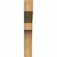 thumbnail image 2 of 4"W x 12"D x 24"H Monterey Rough Sawn Corbel, Western Red Cedar, 2 of 9