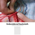 thumbnail image 3 of OUNONA 2Pcs Embroidery Cloths White Thread Control Giving Handicraft Enthusiasts, 3 of 8