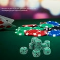 thumbnail image 3 of 20PCS 16MM Game Dice Set, 6 Sided Rounded Corner Dice Set For Playing Games Like Tenzi, Farkle, Yahtzee, Number Dice For Board Game, Party, Holiday, Family Game, Math Teaching Tool, 3 of 8