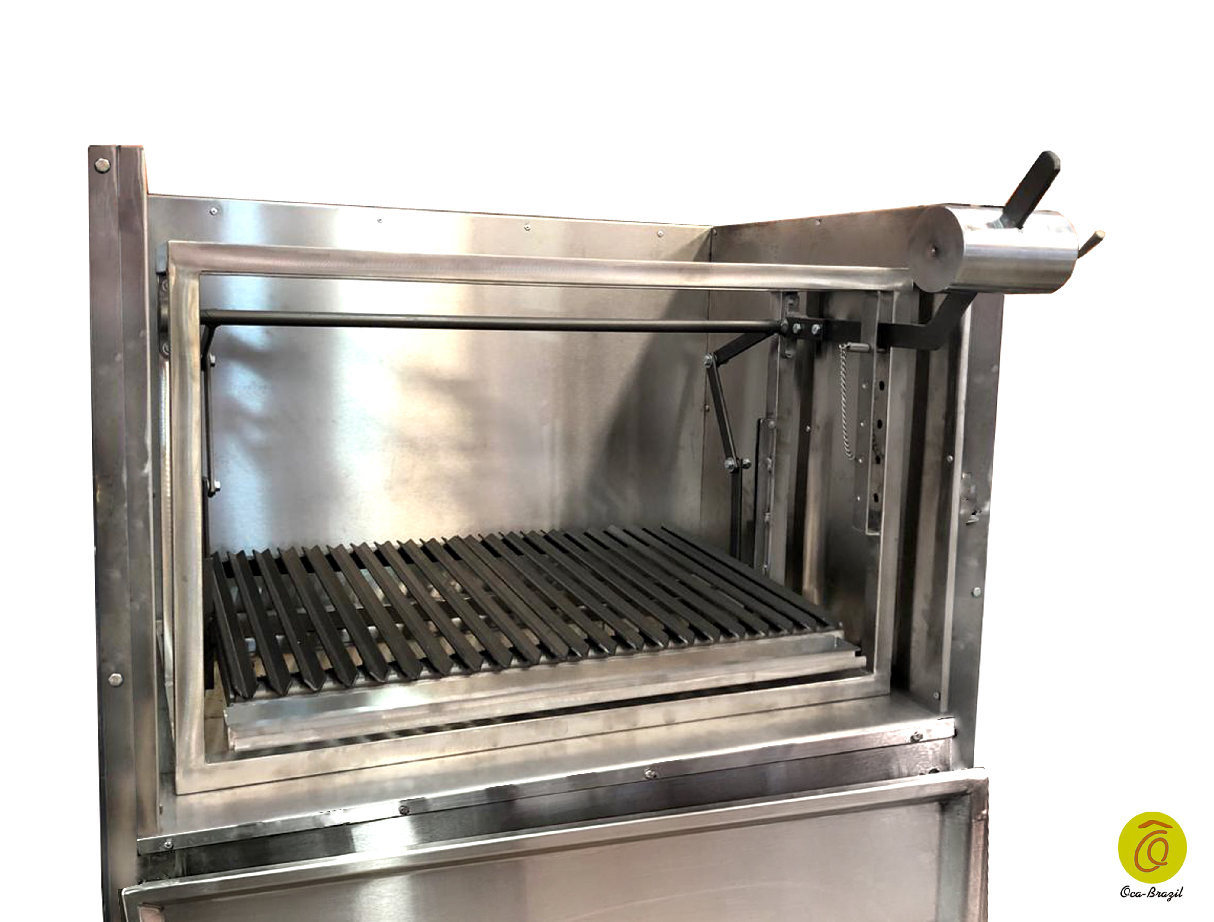 Charcoal Grill with Manual Lift - Parilla - NSF Certified - Professional Grade