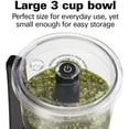 Hamilton Beach Electric Vegetable Chopper & Mini Food Processor, 3Cup