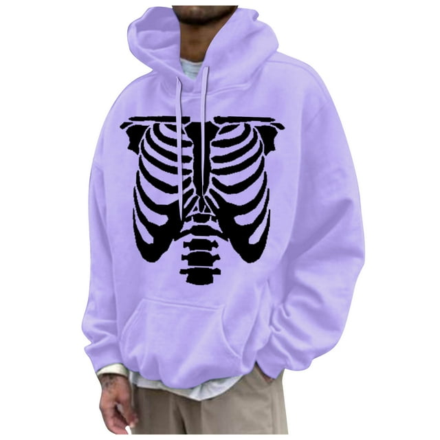 VBARHMQRT Neon Sweatshirt Autumn/Winter Series Casual Men's 3D Printed Hoodie