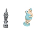 thumbnail image 1 of Estatua de Guan Yin,Estatua de Guan Yin para decoración del hogar.,Figura de dama en traje de baño,Figura de dama en traje de baño para decoración de mesa,Escultura de mujer de resina de, 1 of 8