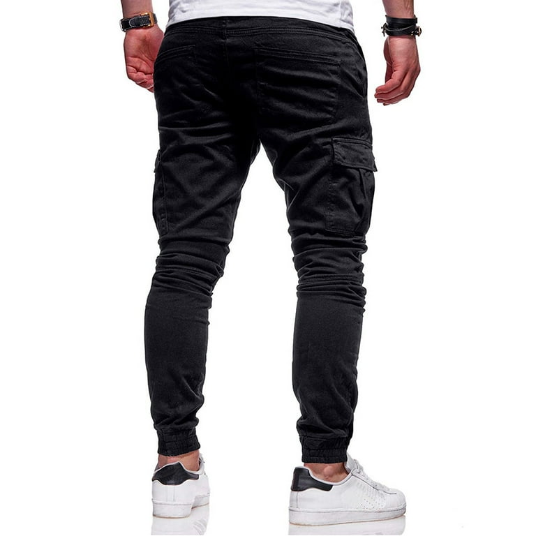 CAICJ98 Gifts For Men Mens Zip Joggers Pants - Casual Gym Workout