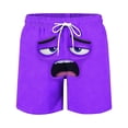thumbnail image 5 of XINPING Plus Size Shorts Men Casual Retro Floral Swim Trunks Quick Dry Vacation Beach Shorts with Pockets Anti-Chafe Beach Shorts Bathing Suits, 5 of 5