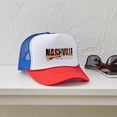 thumbnail image 4 of CafePress - Nashville Music City USA - Adjustable Unisex Printed Trucker Hat with Mesh Back, 4 of 10