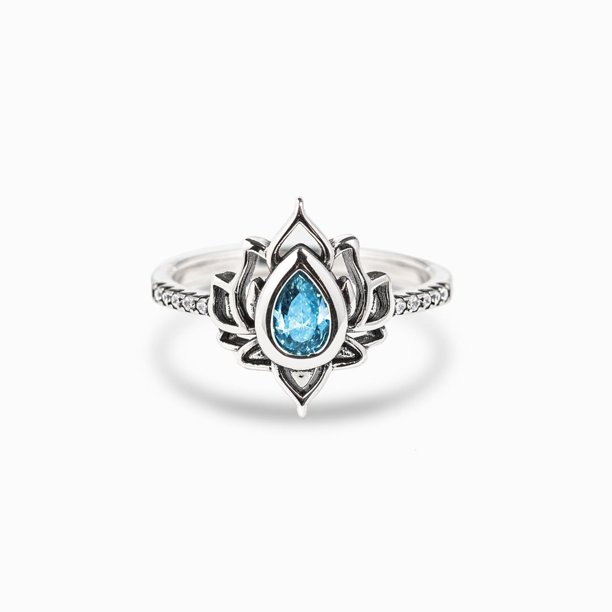 Hecate Triple Moon Ring Set Amethyst o Red Crystal Wedding Ring Unique Moon Goddess Anillos para mujeres Regalo gótico Tan Jianjun unisex