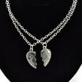 thumbnail image 5 of Limei 2 Pcs Fashion Best Friends Love Heart Pendant Couple Chain Necklace Jewelry Gift, 5 of 7