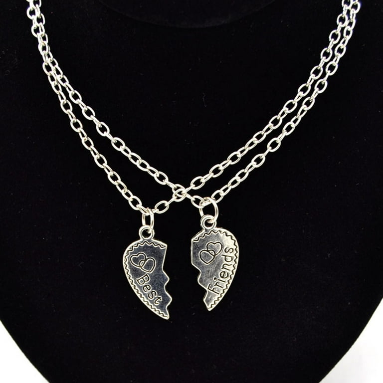 Devora 2pcs Love forever Couple Heart pendent Locket With Chain for  Valentine's Day Rhodium Stainless Steel Pendant Price in India - Buy Devora  2pcs Love forever Couple Heart pendent Locket With Chain