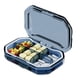 thumbnail image 2 of Pastillero portátil hermético | Pastillero de viaje impermeable para suplementos diarios | Dispensador compacto de pastillas con junta sellada, 2 of 6