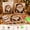 B, variant on Christmas DIY Gem Bead Art Kit for Beginners Canvas Applicator Pen Wax Sorting Tray Picture Frame Wall Decor Holiday Craft (Santa)