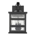 thumbnail image 1 of homeroots lighting 398342 Morris 3-Light Matte Black Wall Light, 1 of 1