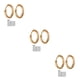 thumbnail image 4 of Pendientes de aro de plata sweethay para mujer con Galvanoplastia y Durabilidad, 4 of 6