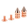 thumbnail image 4 of Spiked Cone Spike Stud, Metal Rivet Spikes Screw Back 100 Sets  For Bags 7x15mm, 4 of 8