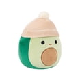 thumbnail image 3 of Peluche Squishmallows de 7,5 po — Austin l'avocat vert avec tuque beige, 3 of 6