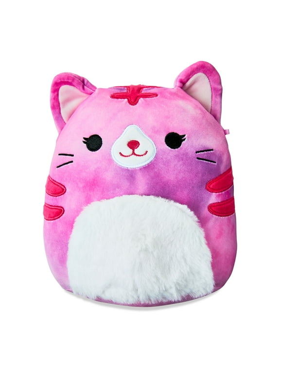 Squishmallows Official 8 inch Caeli the Purple Tie-Dye Tabby Cat - Child's Ultra Soft Stuffed Plush Toy