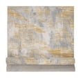 thumbnail image 3 of Lela Collection Abstract Polyester Rug 7'6" x 10'6" - Gray/Gold, 3 of 5