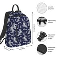 thumbnail image 2 of Disketp Abstract Skiing Mochila Ligera e Impermeable, Mochila de Día Resistente para Viajes, Senderismo y Uso Diario para Hombre y Mujer, 2 of 7