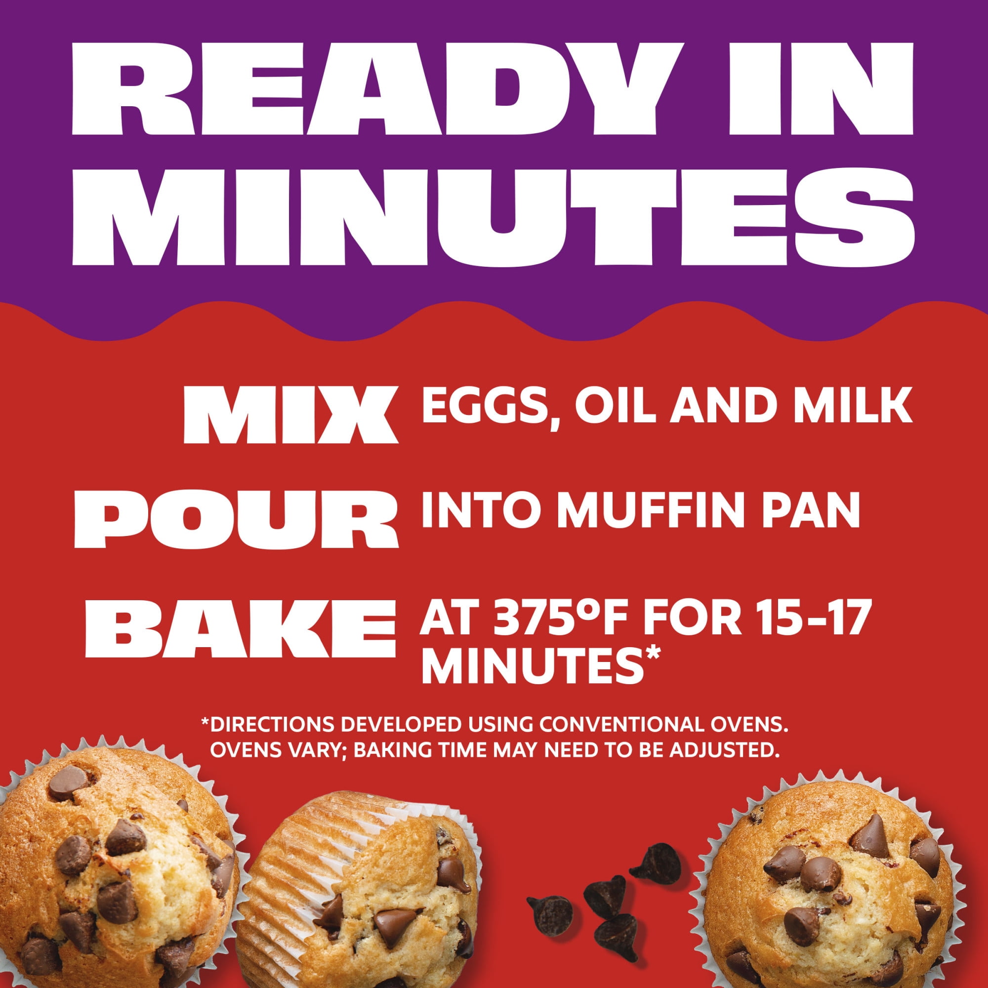 (12 pack) Premier Protein Chocolate Chip Protein Muffin Mix, 14 oz