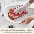 thumbnail image 5 of 2 Pcs Funny Kitchen Towels,Red Christmas Village Pattern Microfiber Dish Towels,Kitchen Tea Towels,Kitchen Towel Set (18" X 26"), 5 of 7
