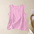thumbnail image 2 of Womens Summer Sleeveless Tank Tops 2026 Helii Lightweight Solid Color Sweater Vest Casual Work Shirts Blouses Trendy Beach Vacation Clothes S-XXXL Pink1, 2 of 5