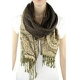 thumbnail image 6 of Luxurious Double Layered Jacquard Big Paisley Pashmina Shawl Wrap Scarf, 6 of 6