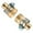 gold, variant on Yoziaaoa 2 pcs Garden Hose Repair Connector Hose End Repair Kit,Barb Garden Hose Fittings Male and Female brass garden hose ends