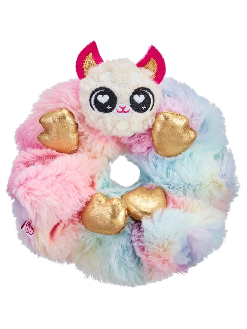 ScrunchMiez Giantz 6 Rainbow Llama Corn Scrunchie - Walmart.com