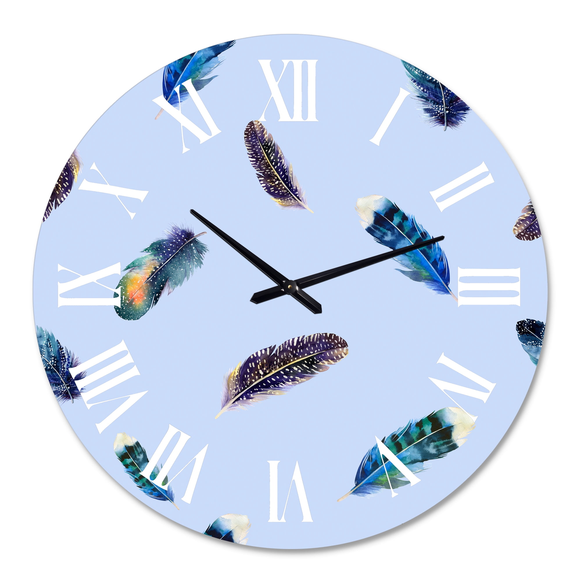 Designart 1 in Quartz Bohemian Wall Clock