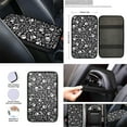 thumbnail image 4 of Renewold Gothic Skull Butterfly Floral 12 PCS Car Seat Covers Set for Women, Soft Car Seat Protector with Steering Wheel Cover Seat Belt Pad Armrest Pad Handbrake Cover Gear Shift Cover Coasters, 4 of 7