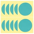 thumbnail image 1 of MOVTOTOP Yellow PVC Pressure Gauge Stickers for Home Use 10 Sheets with Clear Visibility and Different Sizes, 1 of 7