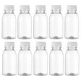 thumbnail image 1 of Bouteilles Jus Mini Eau Contenants de Frigo Boîte Couvercles pour Jus Rechargeables Vides Transparents Réutilisables Bouchons à Shooter Oz 4 Petite Bouteille, 1 of 6